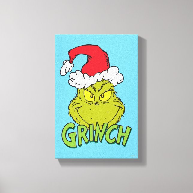 Lienzo Grinch Clásico | Travieso o Bueno (Anverso)