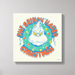 Lienzo Grinch Navidades Odiados