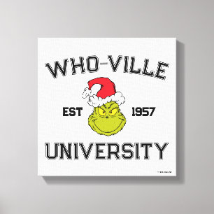 Lienzo Grinch Universidad de Who-ville Est 1957