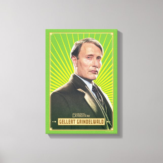 Lienzo Grindelwald Carácter gráfico Gellert Grindelwald (Anverso)