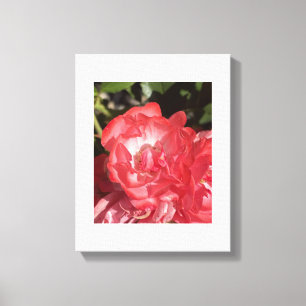 Lienzo gris por día Estampado floral rosa