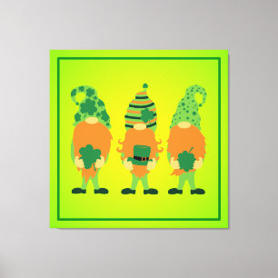 Lienzo Grnomes del Día de San Patricio