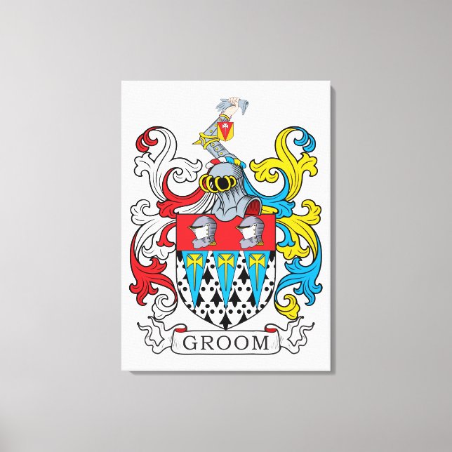 Lienzo Groom Family Crest (Anverso)