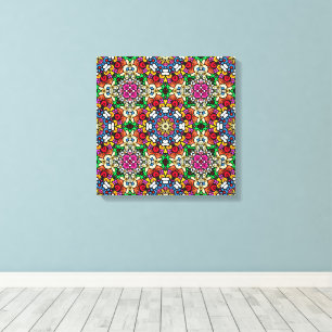 Lienzo Groovy Funky Flower Power 
