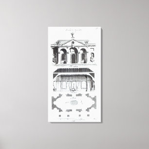 Lienzo Grotto moderno, de la "Grotesca arquitectura o el