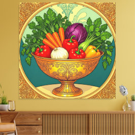 Lienzo „Grüne Kraft – Das Leben aus der Erde“