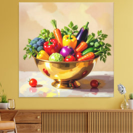 Lienzo „Grüne Kraft – Das Leben aus der Erde“