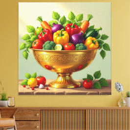 Lienzo „Grüne Kraft – Das Leben aus der Erde“