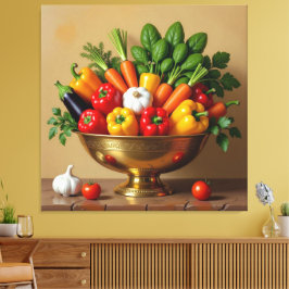 Lienzo „Grüne Kraft – Das Leben aus der Erde“