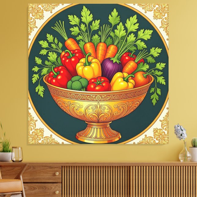 Lienzo „Grüne Kraft – Das Leben aus der Erde“ (Insitu (Sala de estar))