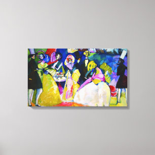 Lienzo Grupo en Crinolinas por Wassily Kandinsky