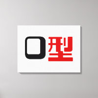 Grupo sanguíneo del kanji japonés