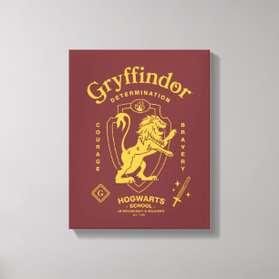 Lienzo GRYFFINDOR™ Determinación Coraje Valentía Escudo