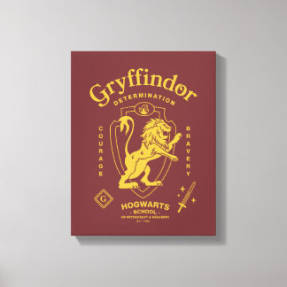 Lienzo GRYFFINDOR™ Determinación Coraje Valentía Escudo