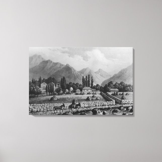 Lienzo Guanta, de Historia de Chile, 1854 (Anverso)