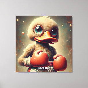 Lienzo Guantes de boxeo Fantasy Cuck Duck