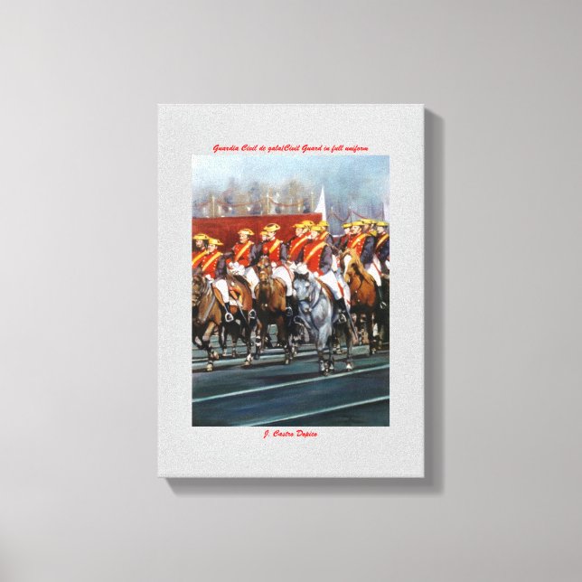 Lienzo Guardia Civil de gala/Civil Guard in full uniform (Anverso)