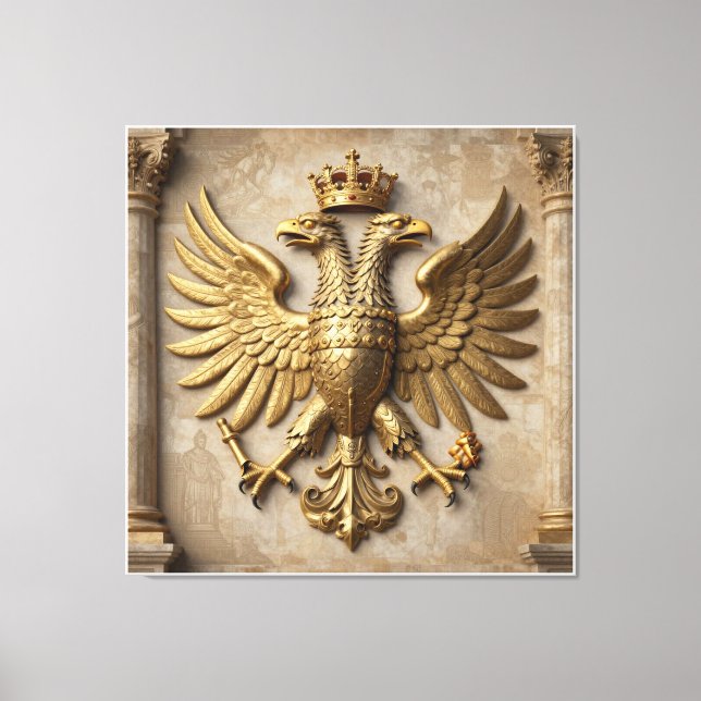 Lienzo Guardián de la Sala del Trono en Oro (Anverso)