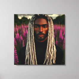 Lienzo Guardián de los campos de lavanda