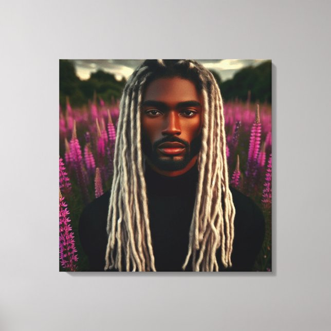 Lienzo Guardián de los campos de lavanda (Anverso)