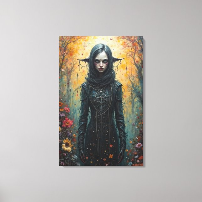 Lienzo Guardián del bosque encantado (Anverso)