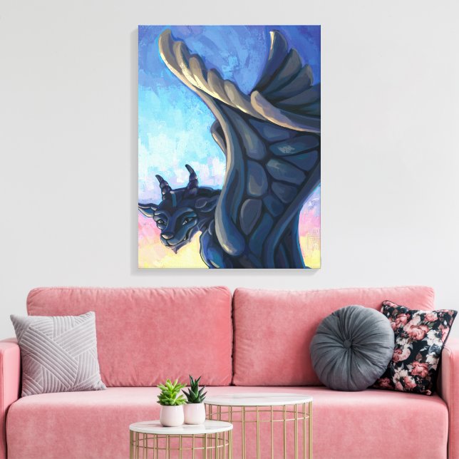Lienzo Guardián Gárgola (Insitu (Sala de estar))
