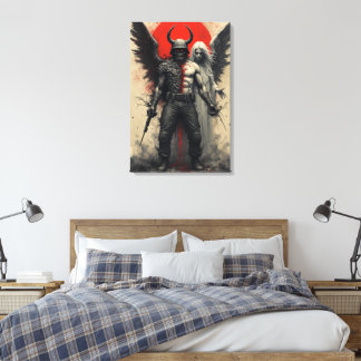Lienzo Guardian of Silence – A Warrior’s Last Prayer