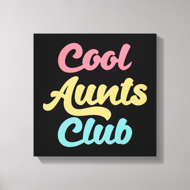 Lienzo Guay Aunts Club II (Anverso)