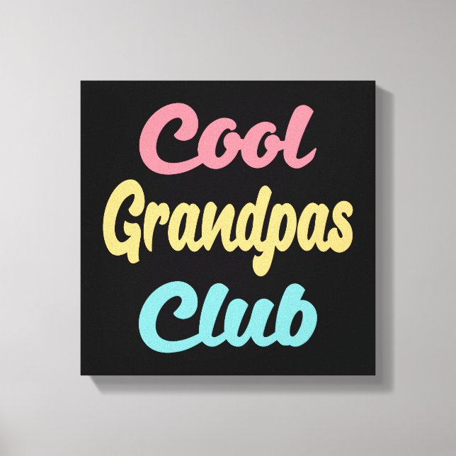 Lienzo Guay Grandpas Club II (Anverso)