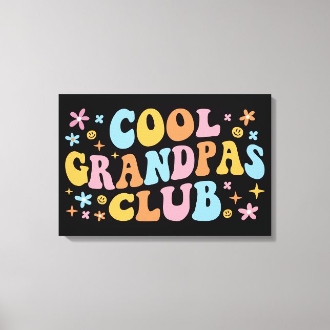 Lienzo Guay Grandpas Club III (Anverso)