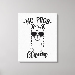Lienzo Guay No Prob Llama