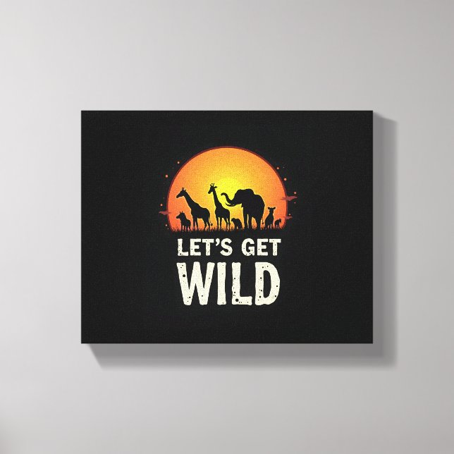 Lienzo Guay Safari Design Para Hombres Mujeres Niños Safa (Anverso)