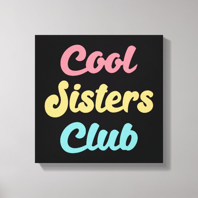 Lienzo Guay Sisters Club II (Anverso)