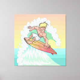 Lienzo Guay Sunset Surfer