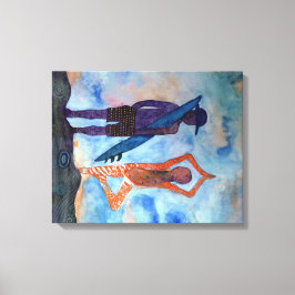 Lienzo Guay Yoga Surf Sunset Single Print