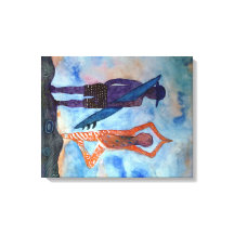 Guay Yoga Surf Sunset Single Print