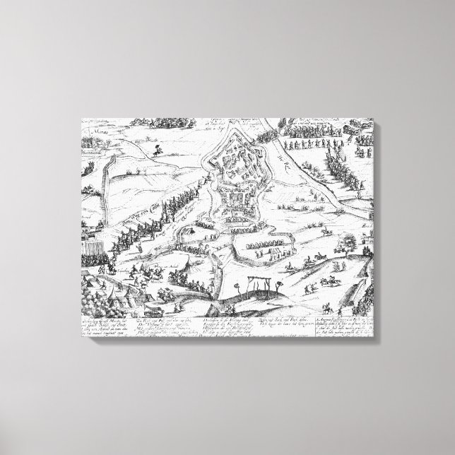 Lienzo Guerra de la sucesión de Juelich, 1610 (Anverso)