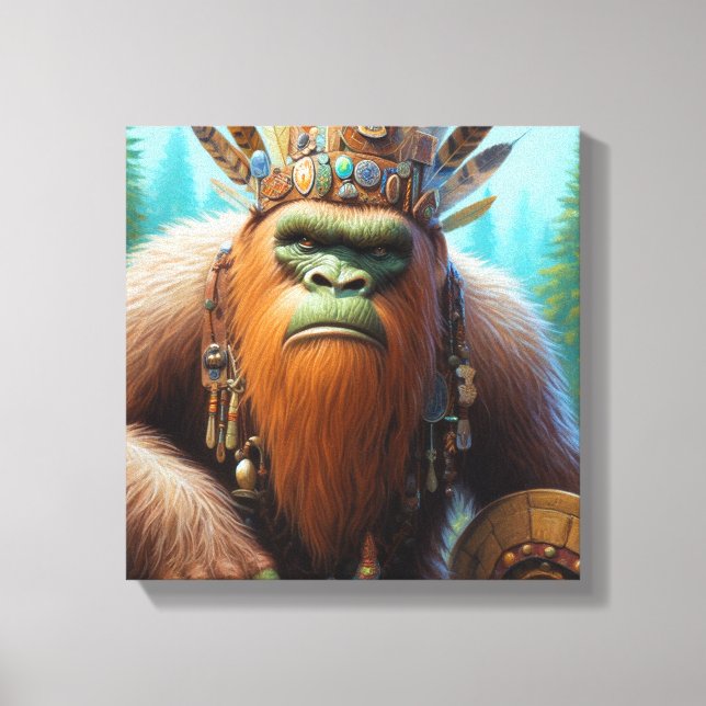 Lienzo Guerrero Eco Bigfoot (Anverso)