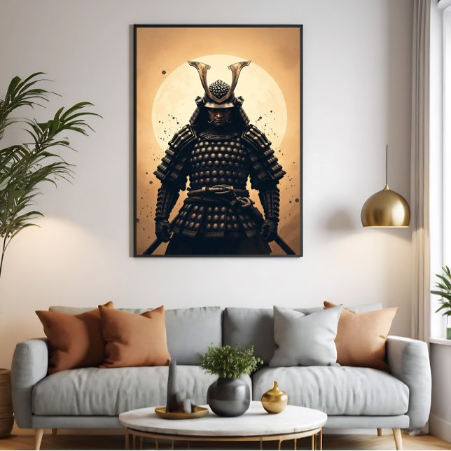 Lienzo Guerrero samurái épico Armadura japonesa (Subido por el creador)