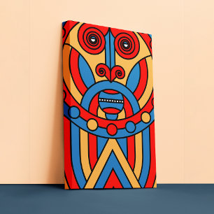 Lienzo Guerrero tribal africano
