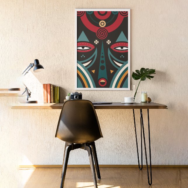 Lienzo Guerrero Tribal Maasai (Subido por el creador)