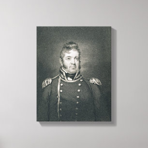 Lienzo Guillermo Bainbridge (1774-1833) grabado por