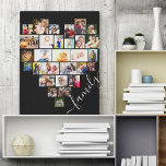 Lienzo Guión de familia de Collages de fotos en forma de<br><div class="desc">Crea tu propio lienzo envuelto con 29 de tus fotos favoritas. La plantilla de la foto se configura para crear un collage de fotos en forma de corazón, mostrando tus fotos en una mezcla de formatos de imagen, paisajes e imágenes cuadradas. Carga tus fotos trabajando en filas, de arriba a...</div>