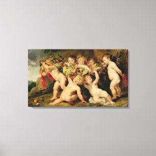 Lienzo Guirnalda de la fruta, c.1615-17