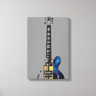 Lienzo Guitar 4 11x16.5 (27.5x41.25cm) waccna