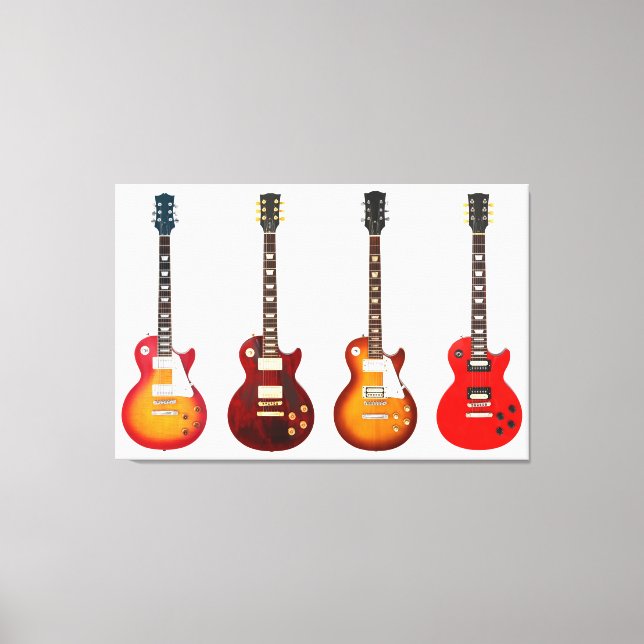 Lienzo GUITARES ELÉCTRICOS ICONIC 32x48 (Anverso)