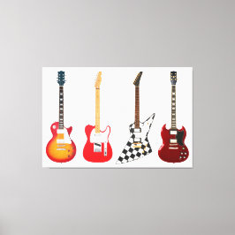 Lienzo GUITARES ELÉCTRICOS ICONIC 40x60