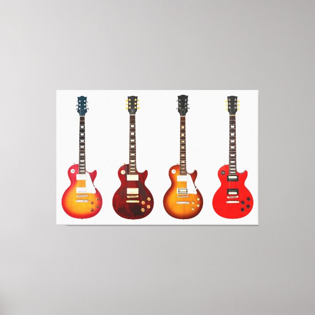 Lienzo GUITARES ELÉCTRICOS ICONIC 40x60 (Anverso)