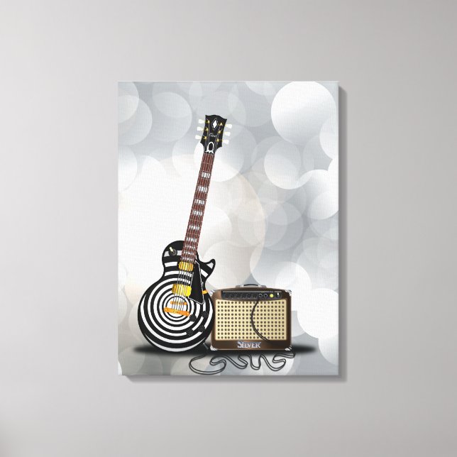 Lienzo Guitarra blues (Anverso)