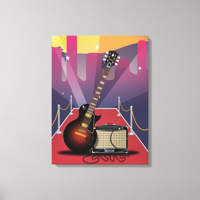 Lienzo Guitarra Blues (Anverso)